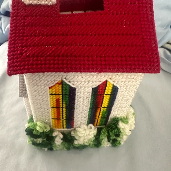 Vintage Handmade ChurchTissue Box Cover - Picture 5 of 7